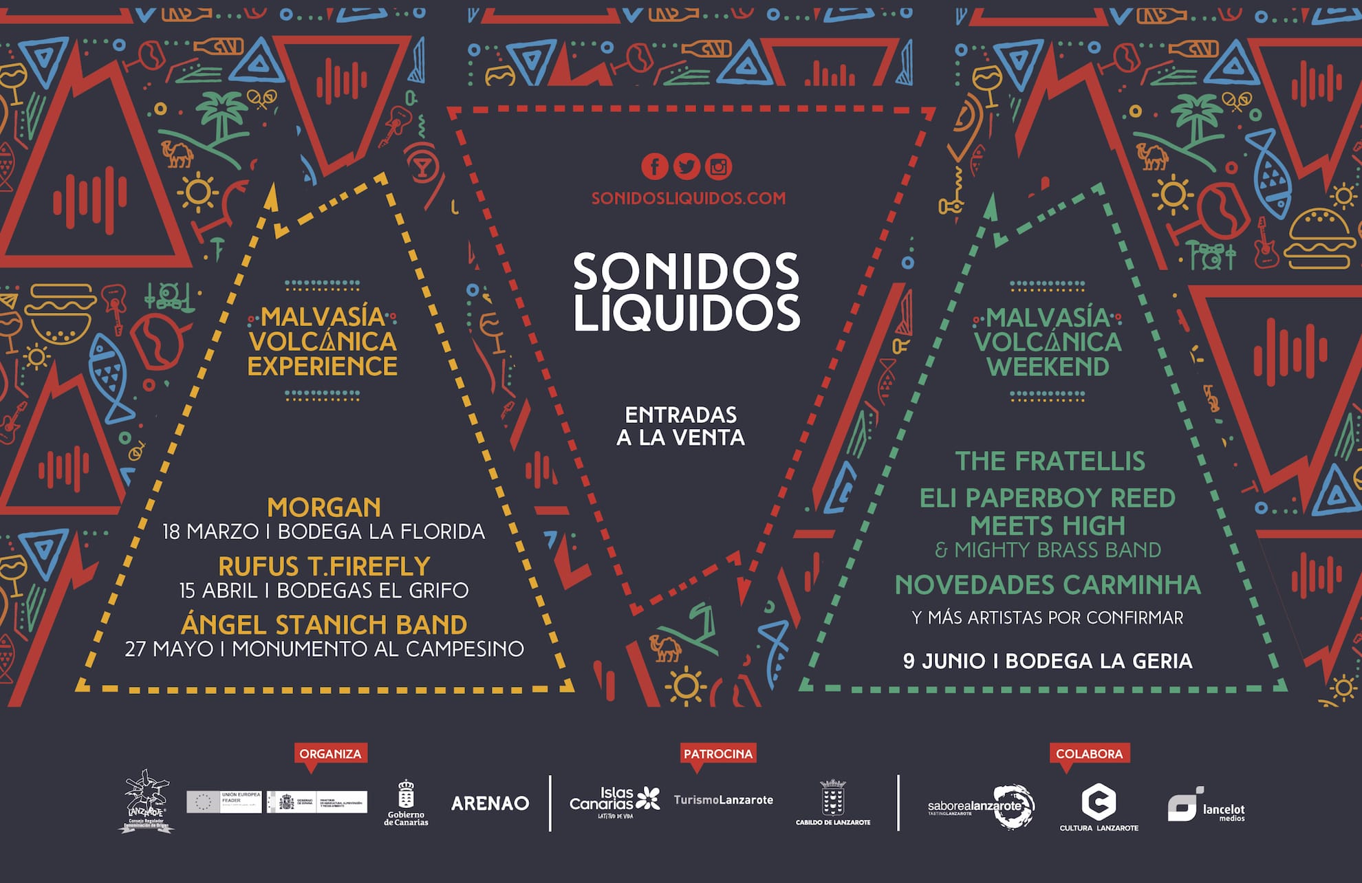 (Español) Festival enogastronómico Sonidos Líquidos música y vino de Lanzarote