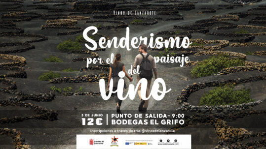 Cartel del evento Senderismo por el paisaje del vino