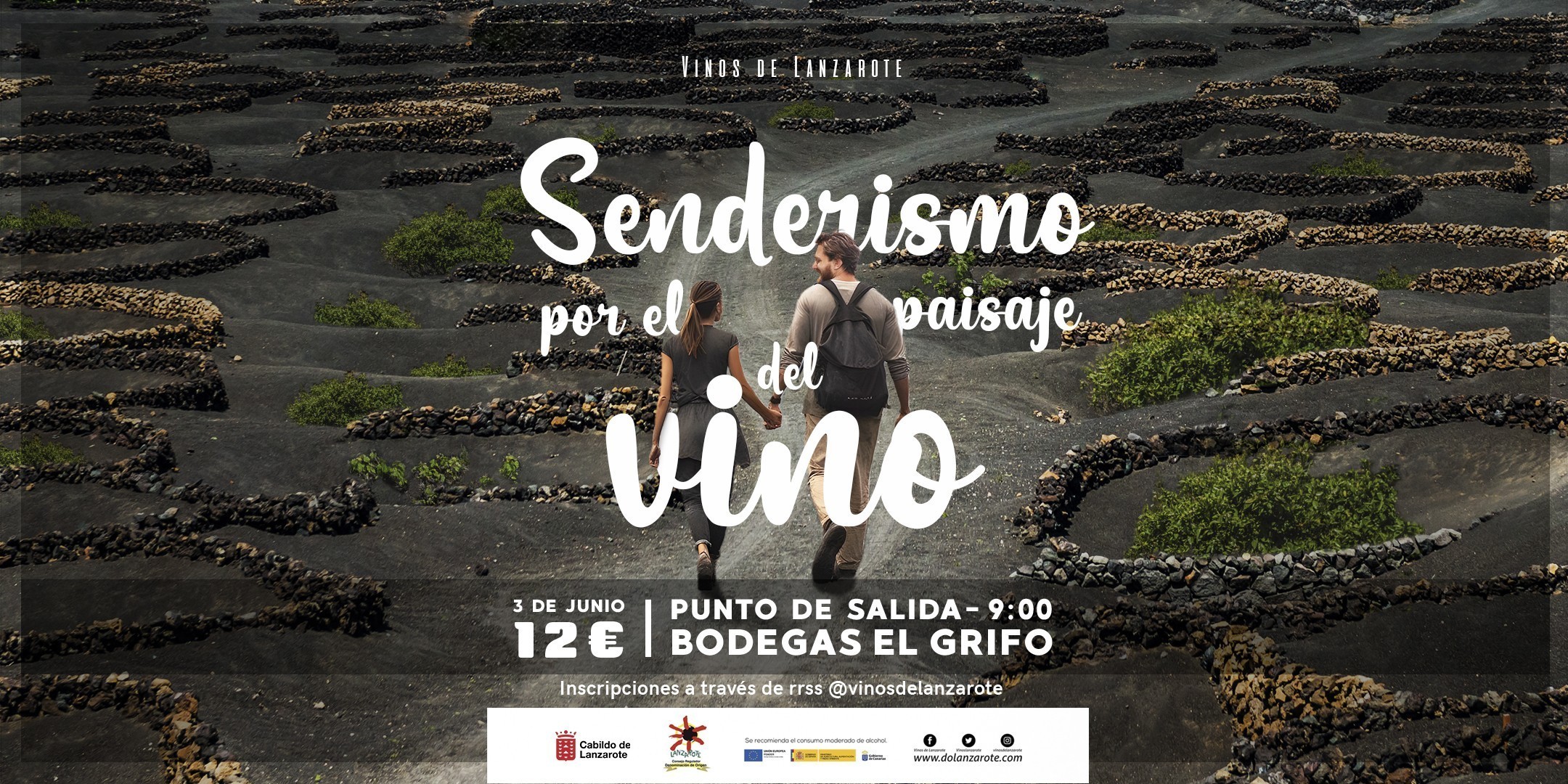 Cartel del evento Senderismo por el paisaje del vino