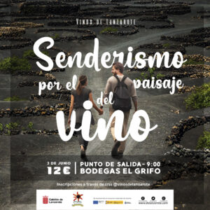 Cartel del evento Senderismo por el paisaje del vino.